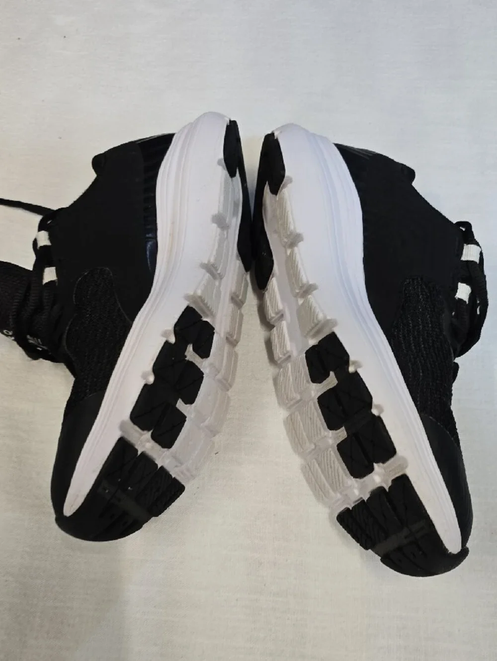 Under Armour Kids Black and White Athletic Sneakers